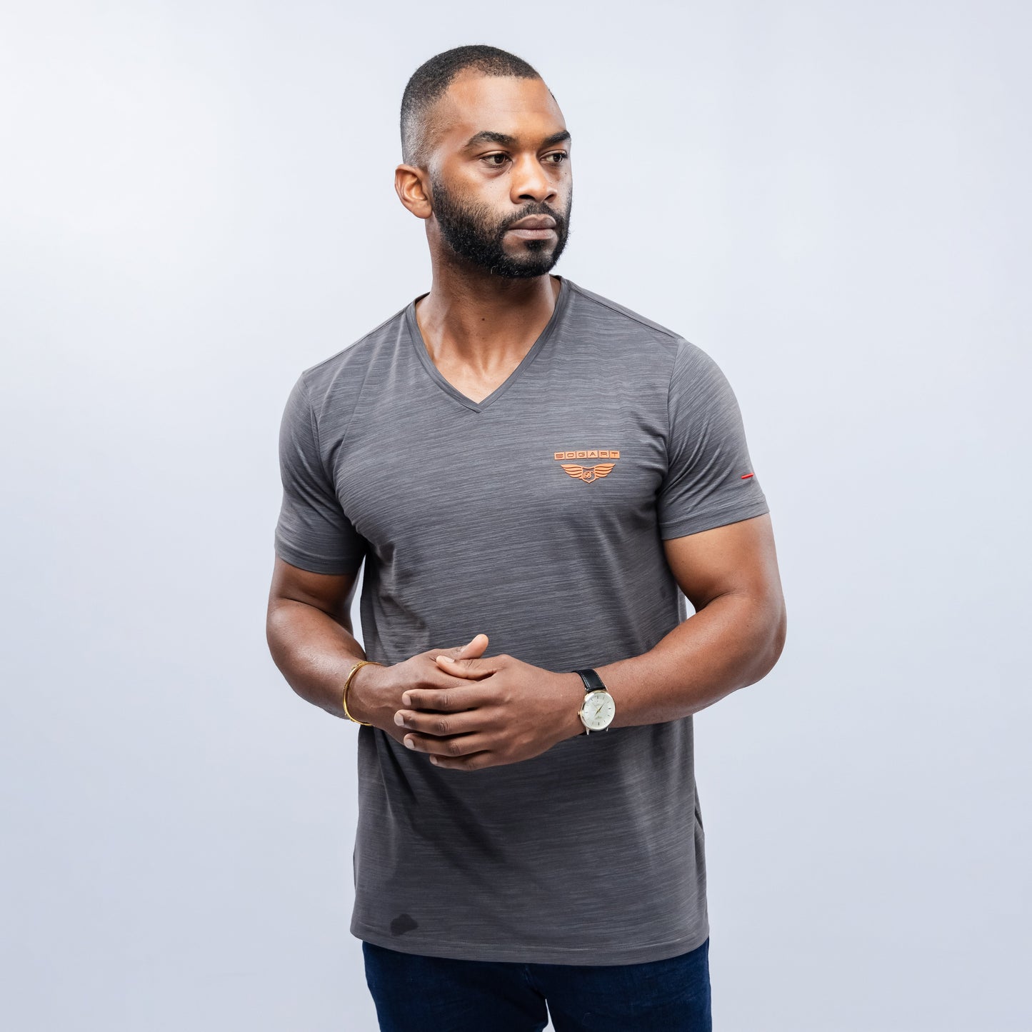 Bogart Man Signature V-Neck Tee