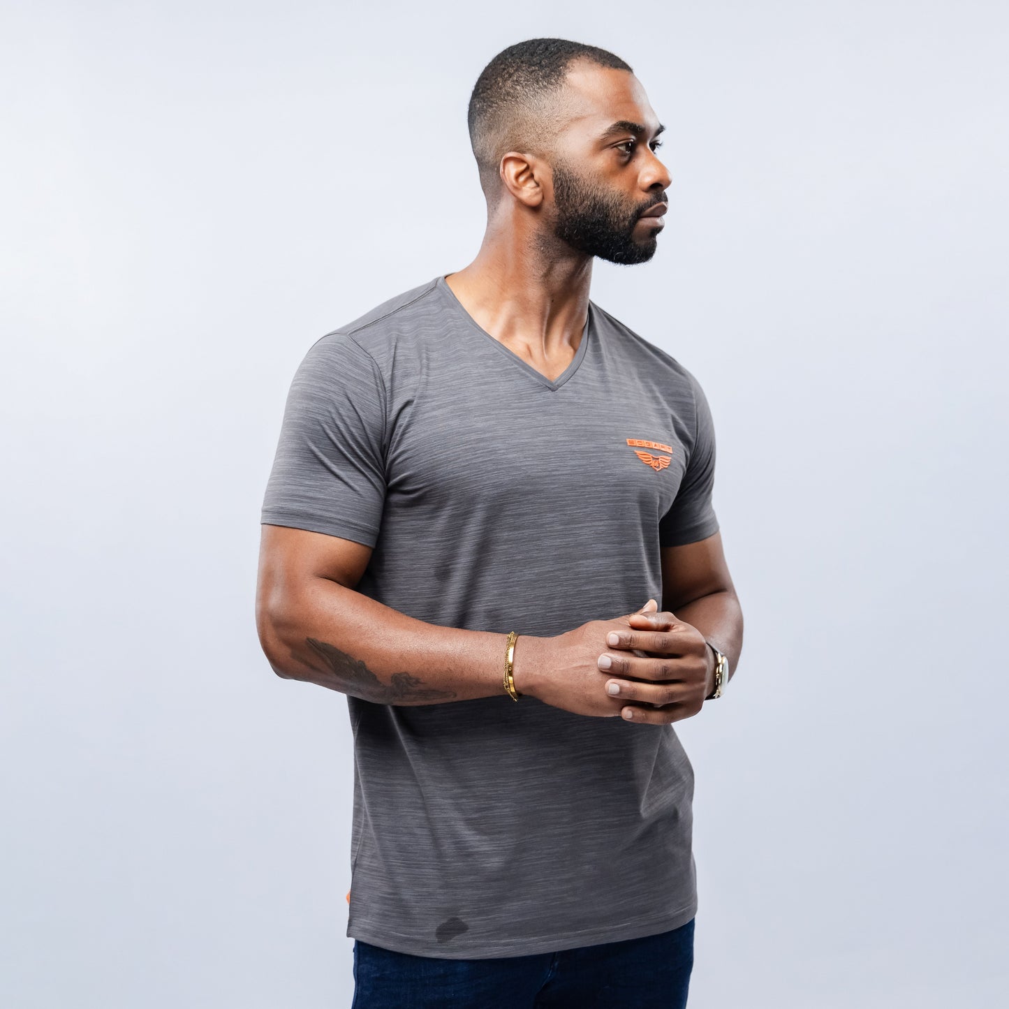 Bogart Man Signature V-Neck Tee
