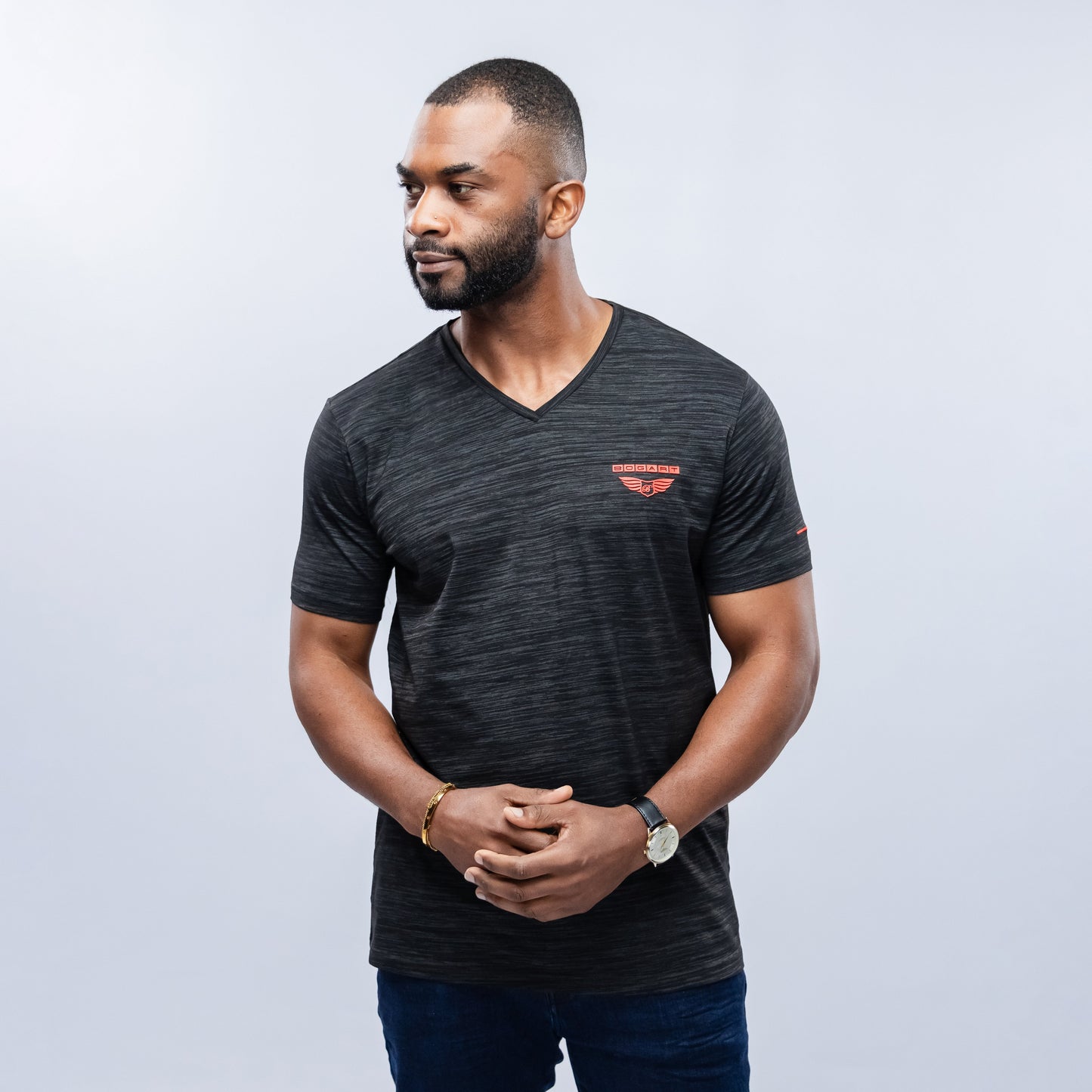 Bogart Man Signature V-Neck Tee