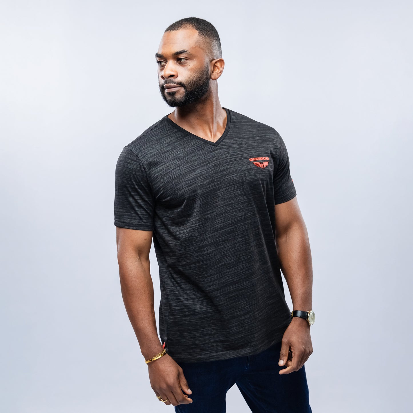 Bogart Man Signature V-Neck Tee