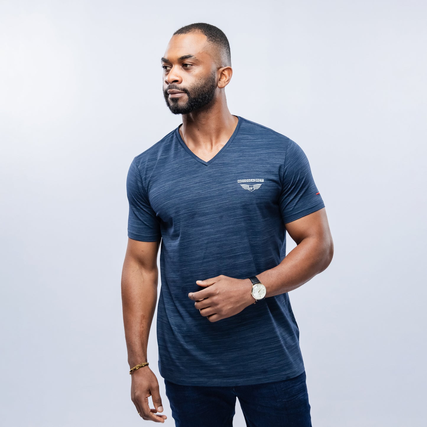 Bogart Man Signature V-Neck Tee