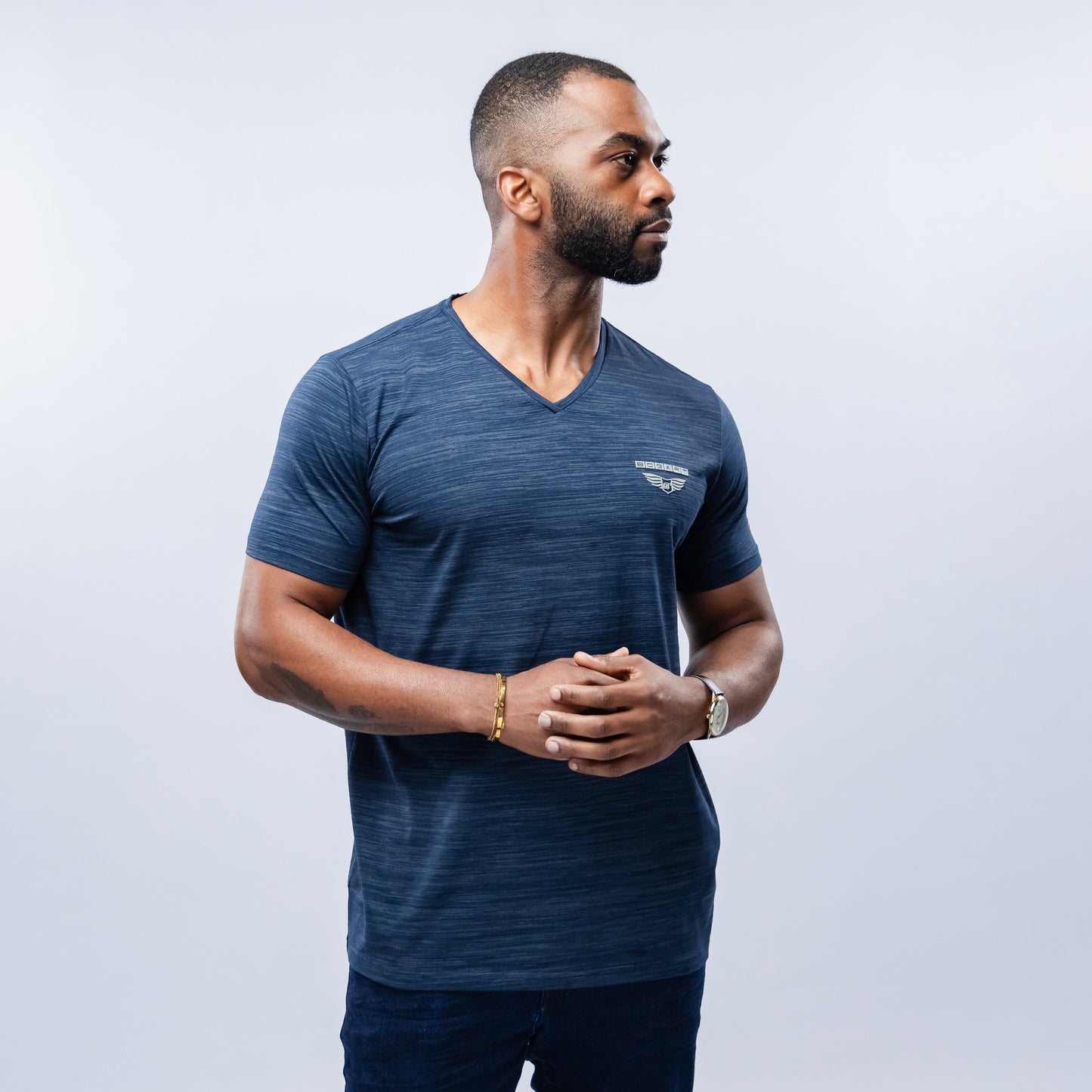 Bogart Man Signature V-Neck Tee
