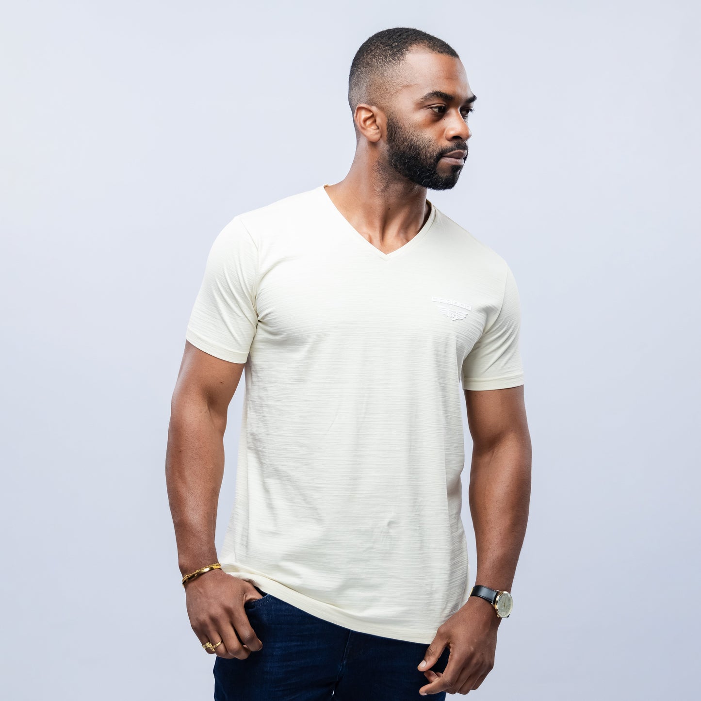 Bogart Man Signature V-Neck Tee