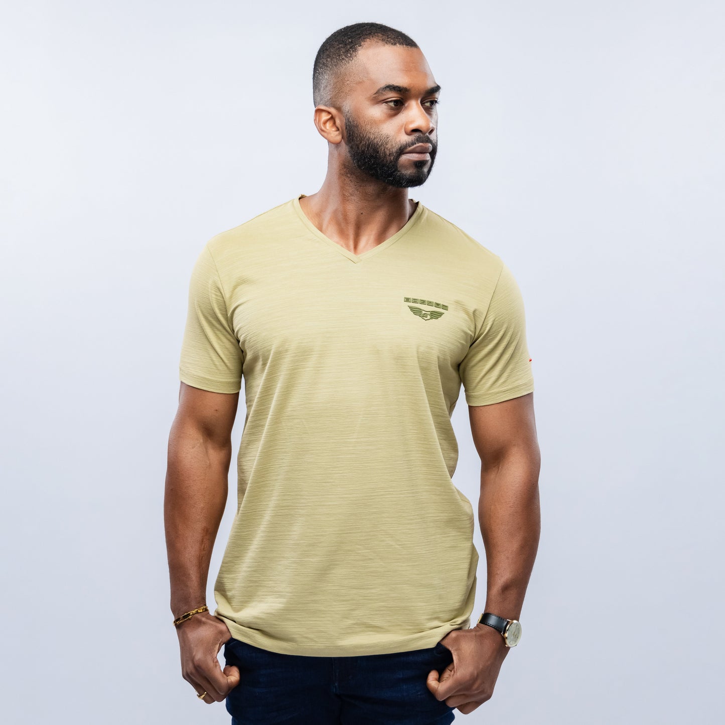 Bogart Man Signature V-Neck Tee