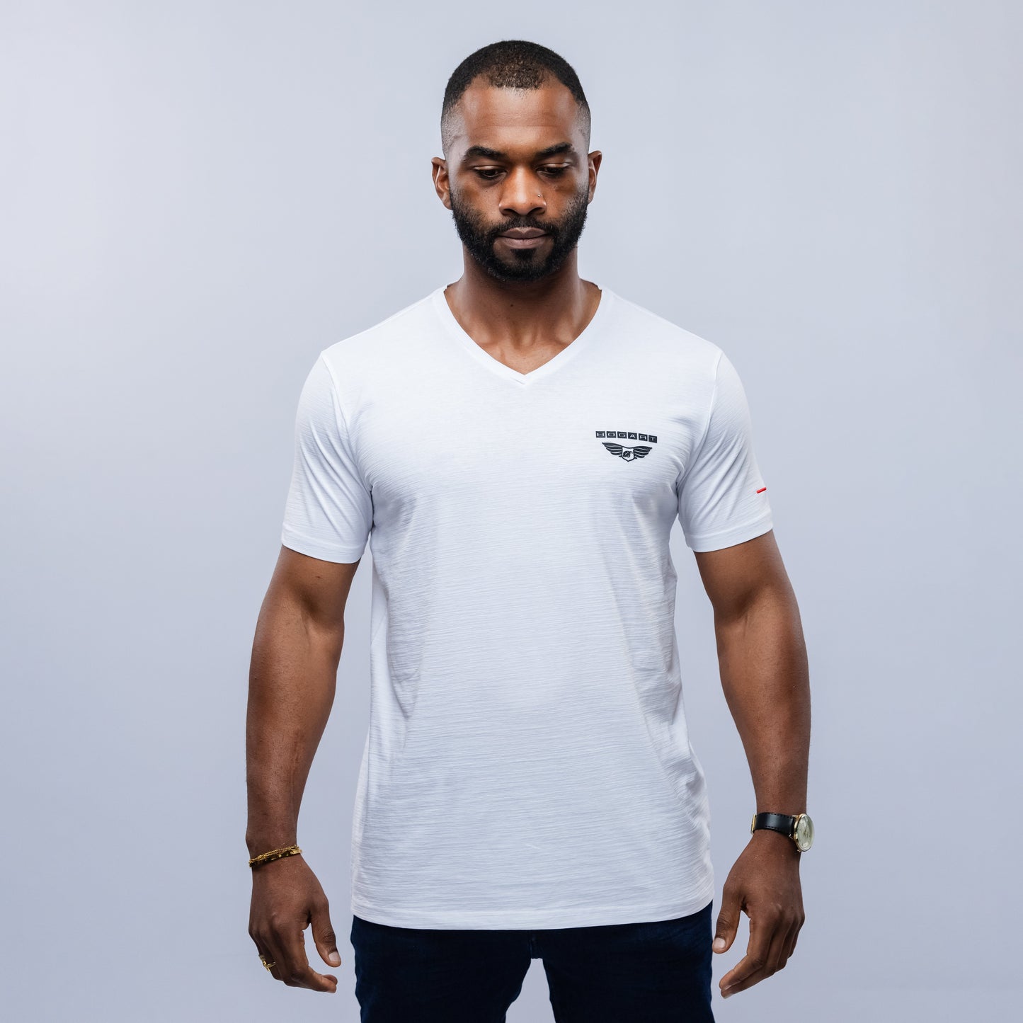 Bogart Man Signature V-Neck Tee