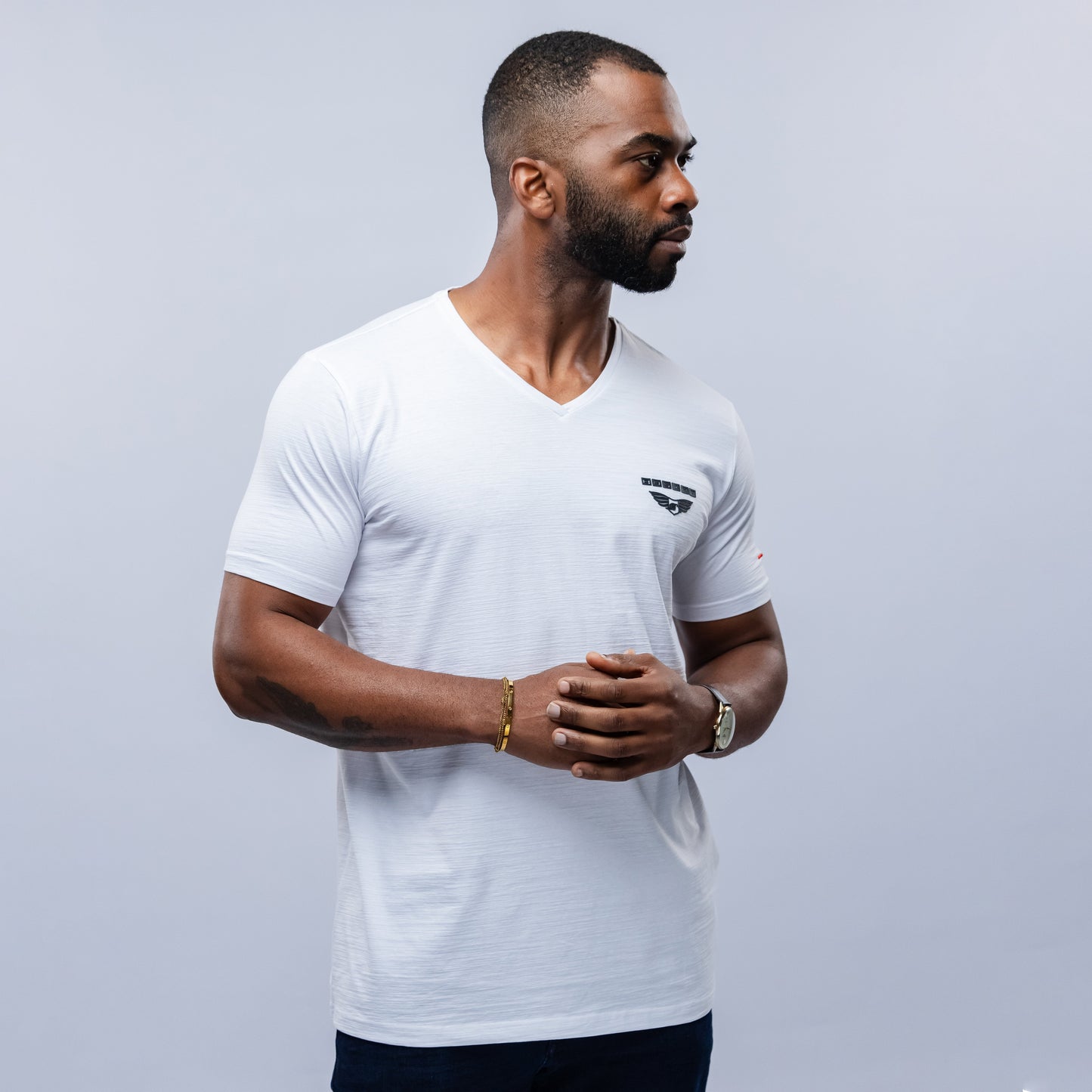 Bogart Man Signature V-Neck Tee