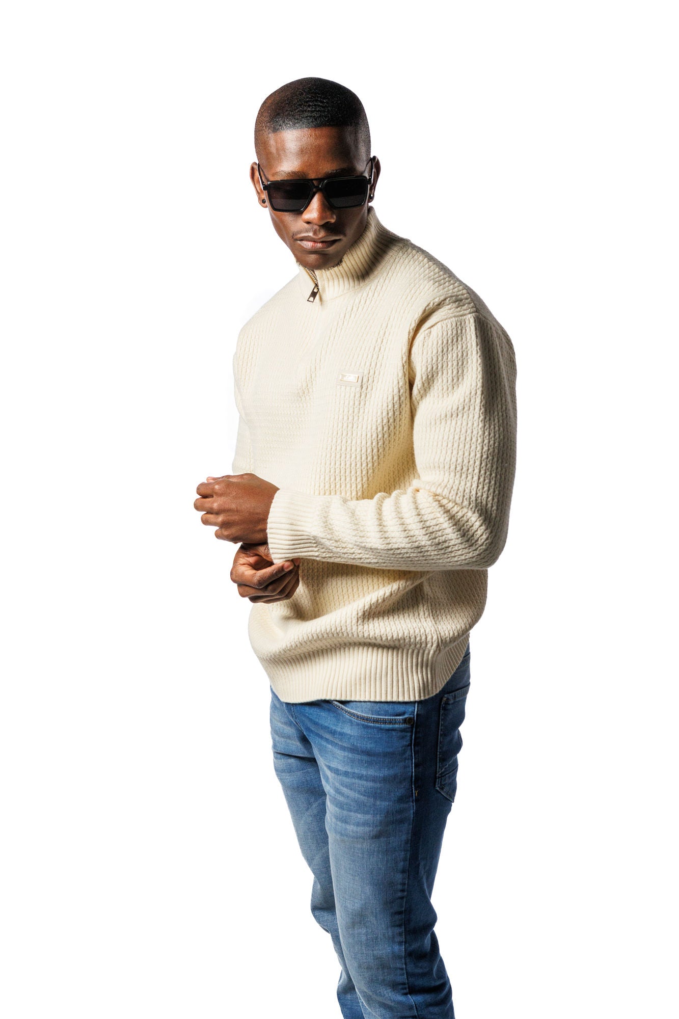 SR Quarter-Zip Jersey Apricot