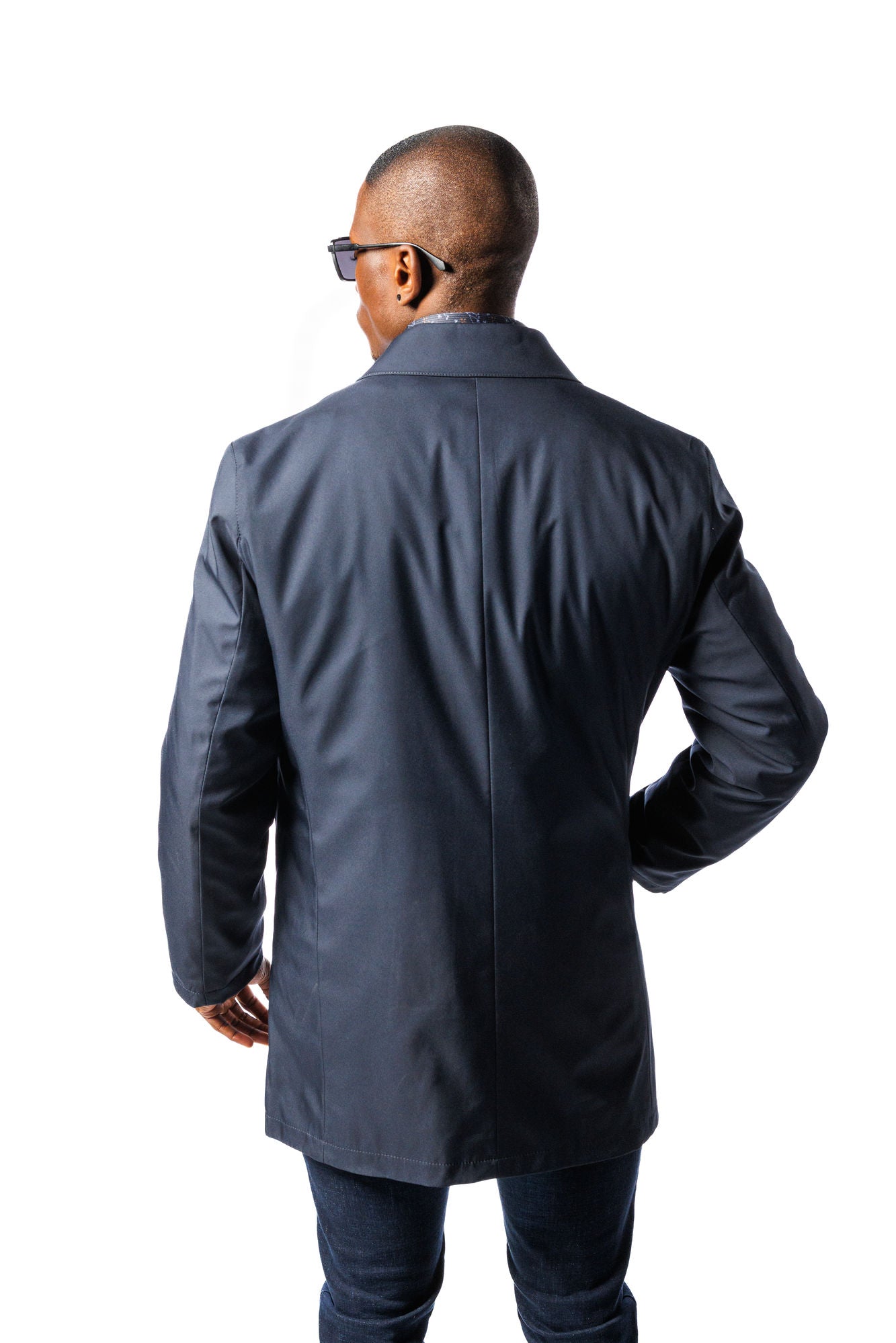 Stefano R. Navy 3/4 Jacket