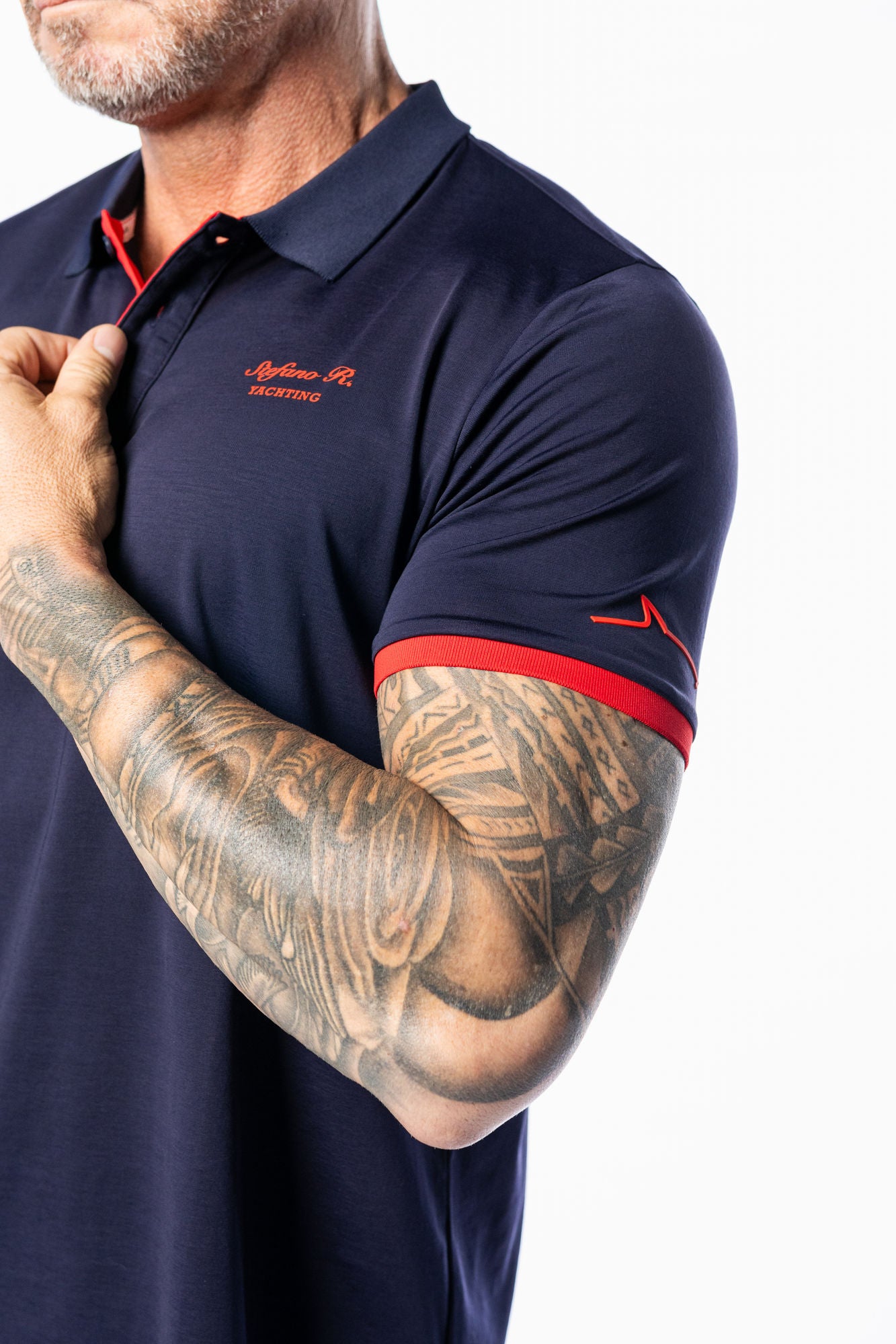 Yachting Golfer Navy & Red