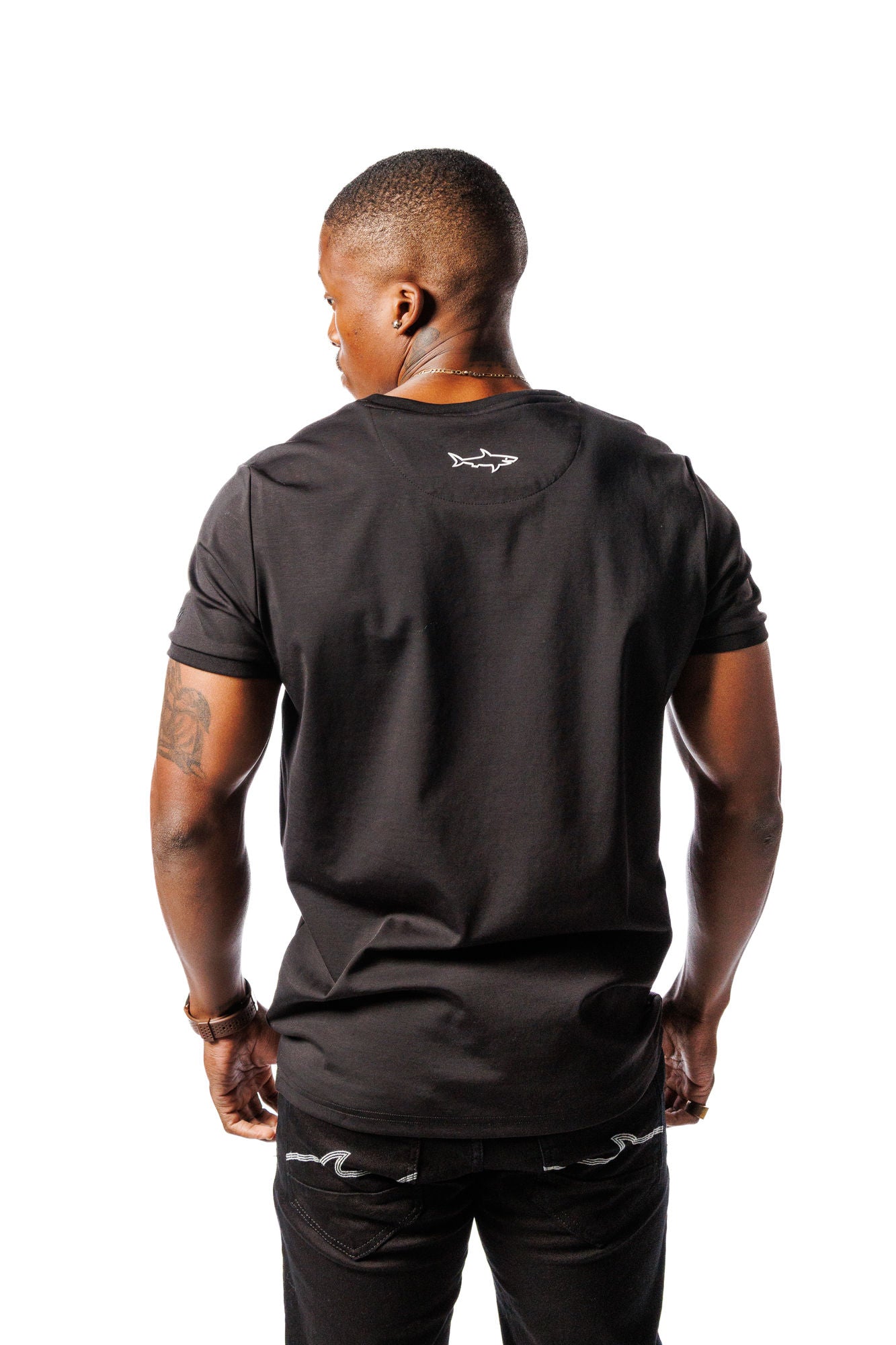 SR V-Neck T-shirt Black