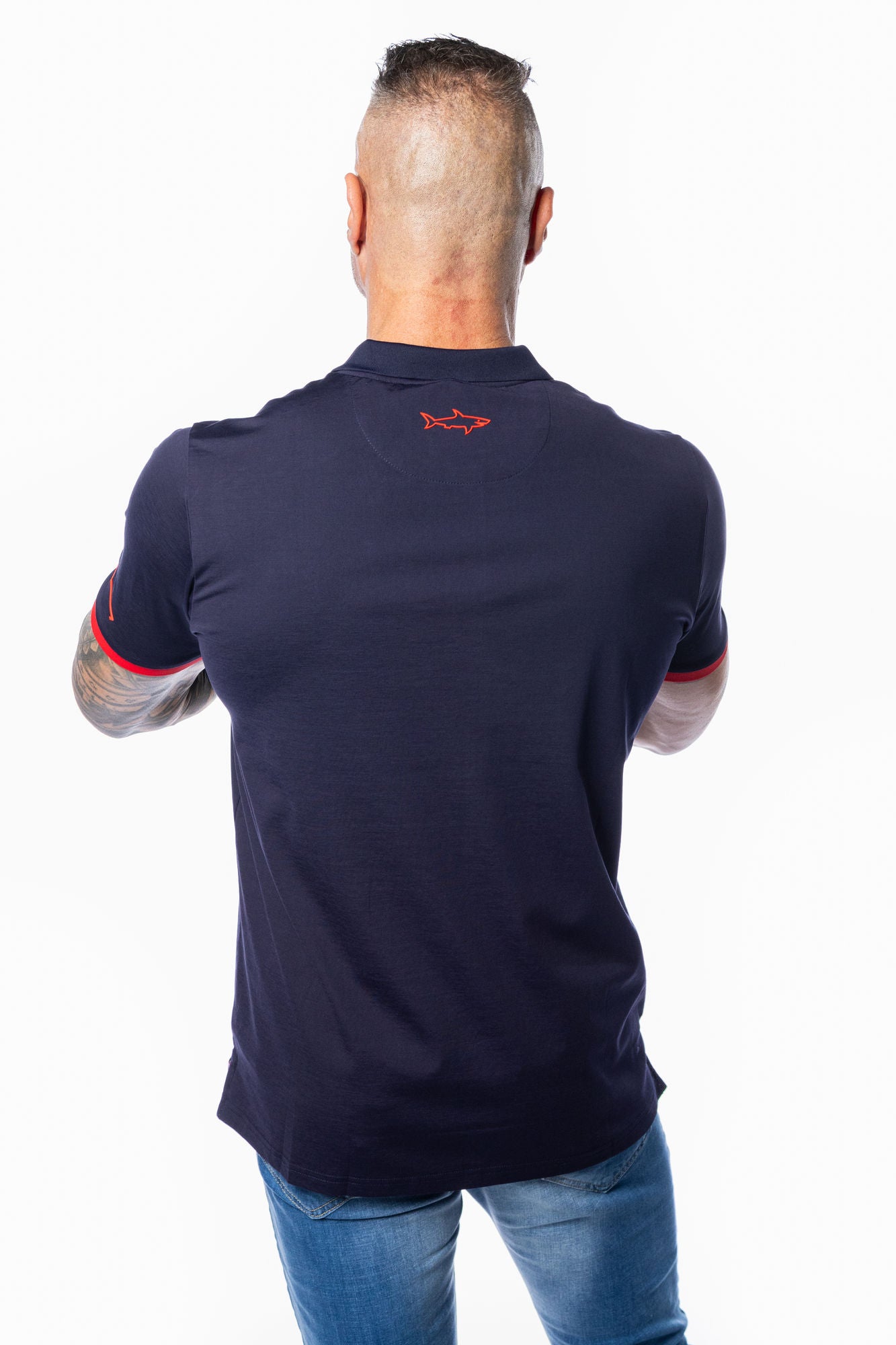 Yachting Golfer Navy & Red