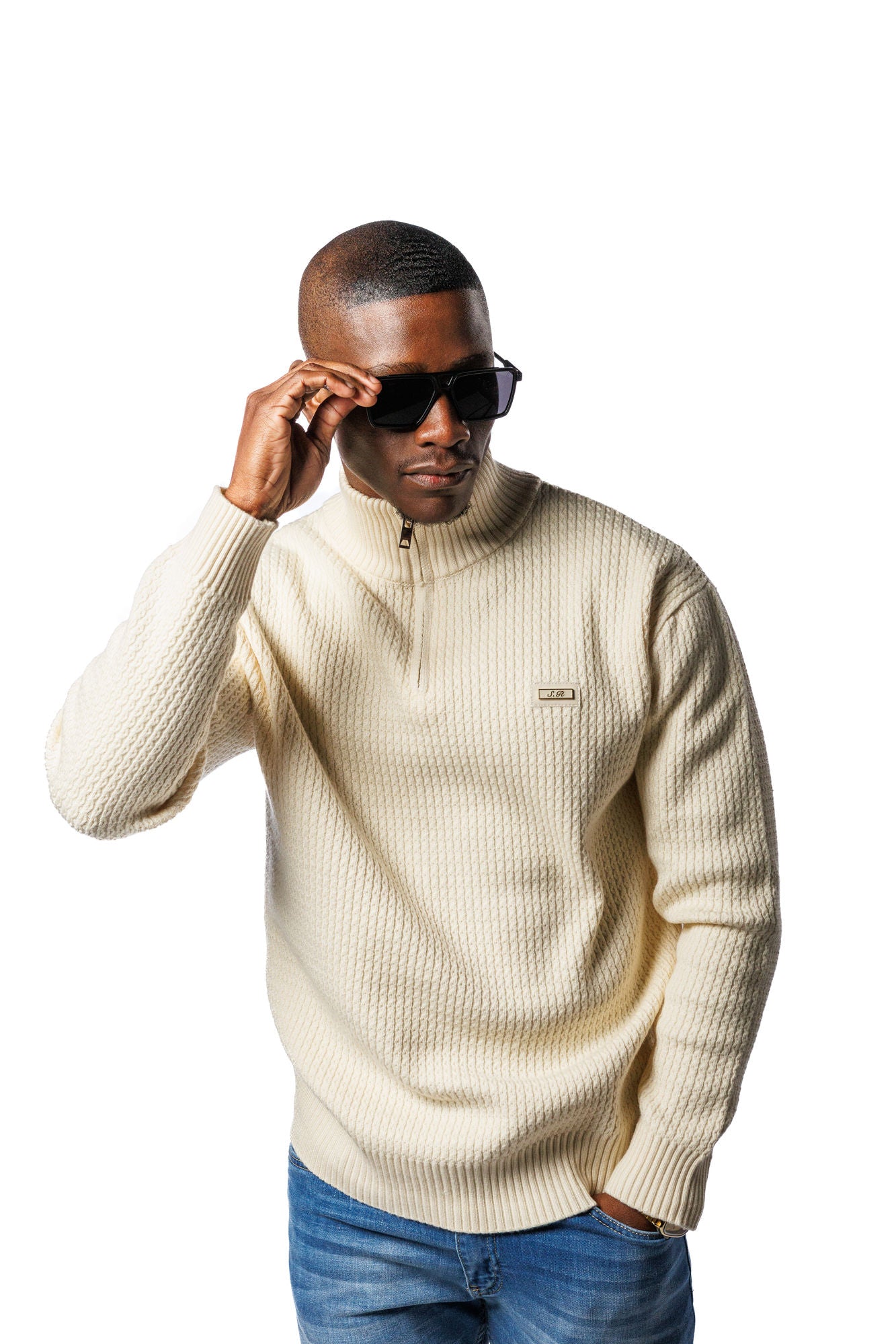 SR Quarter-Zip Jersey Apricot