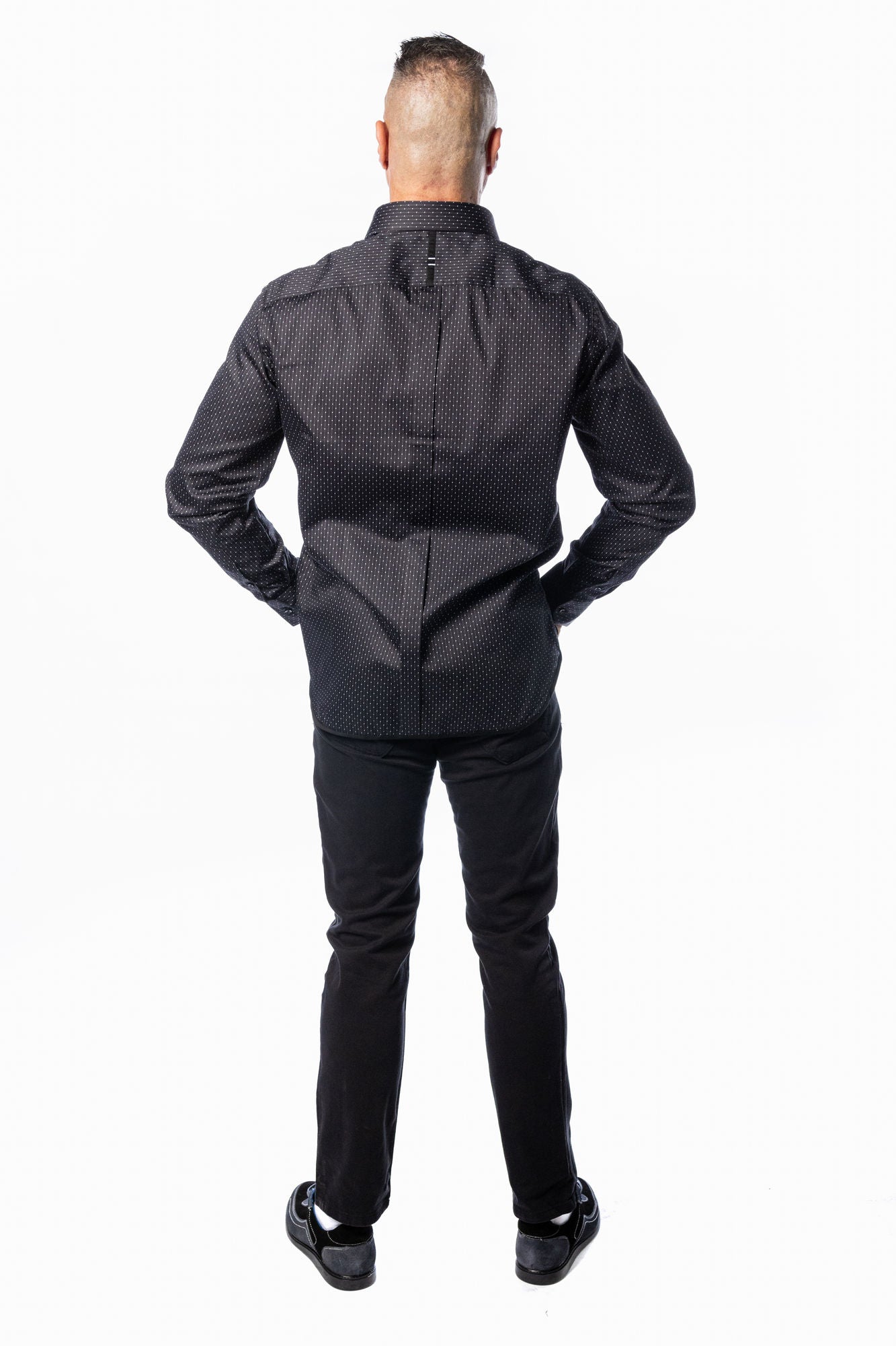 Black Patterned Shirt