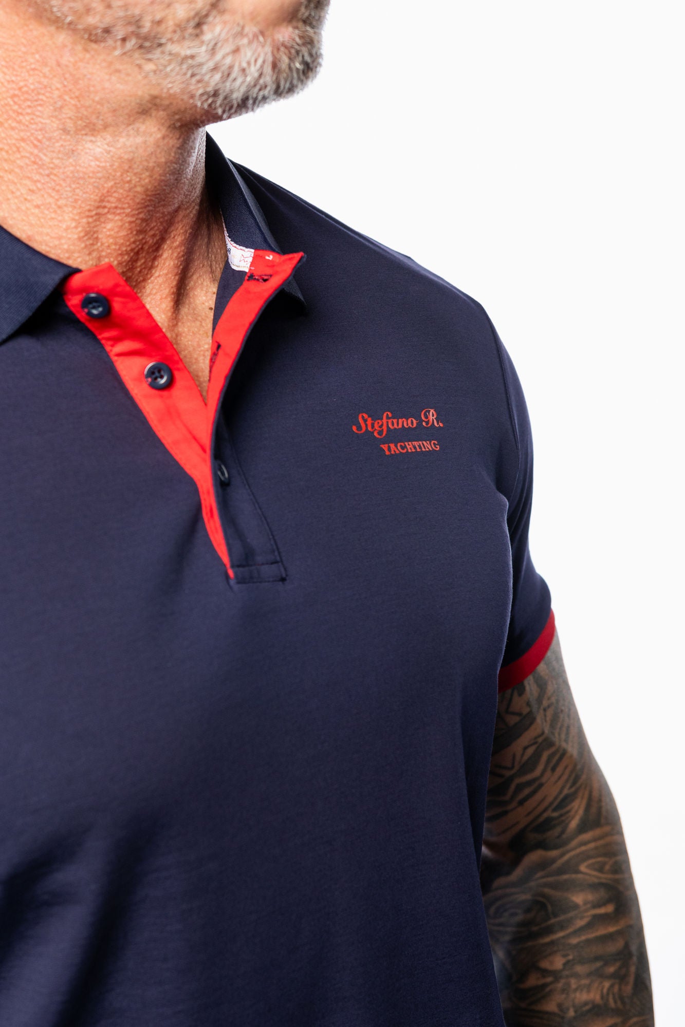 Yachting Golfer Navy & Red