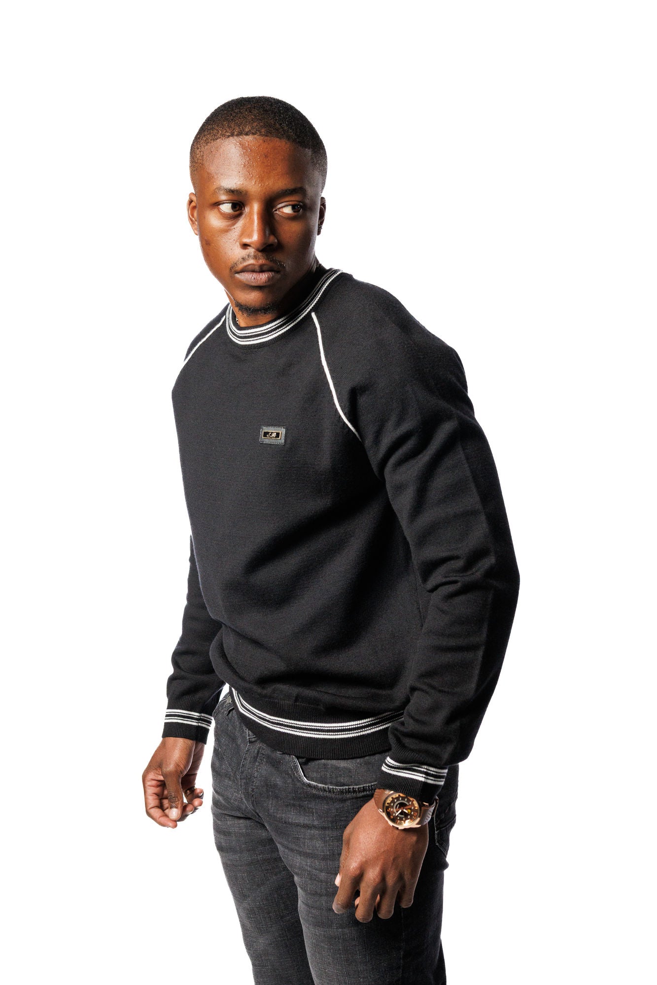 SR Classic Knit Jersey Black