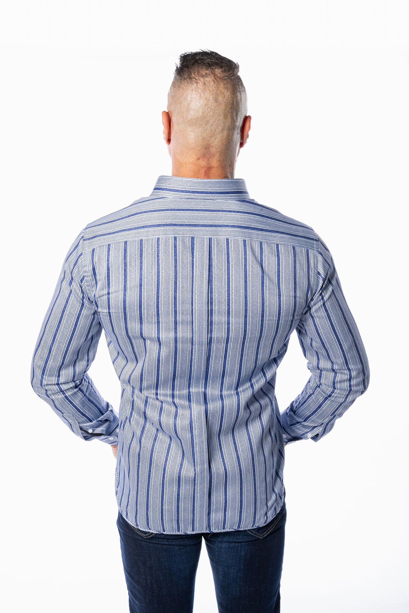 Blue Striped Shirt