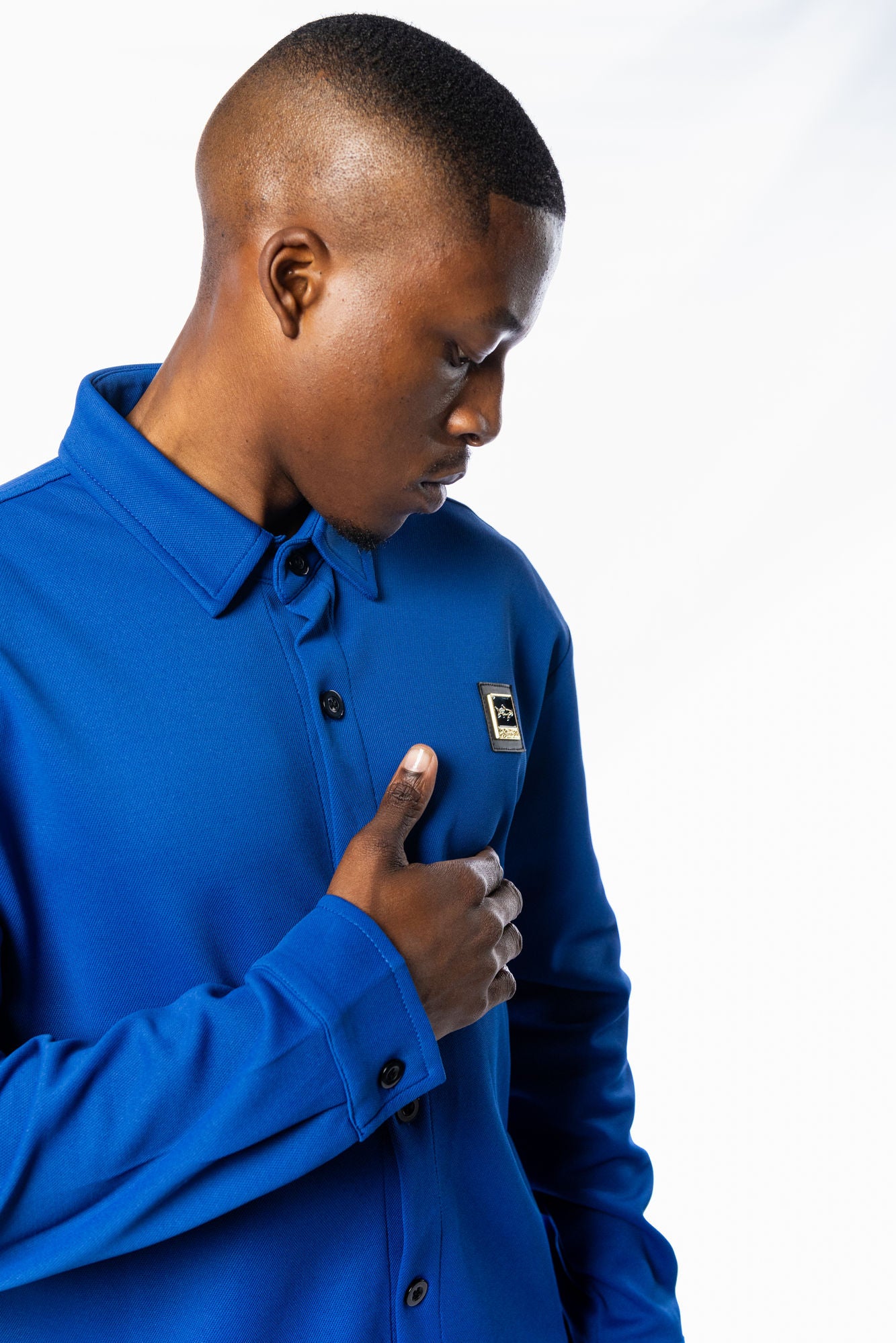 Premium Royal Blue Knit Shirt