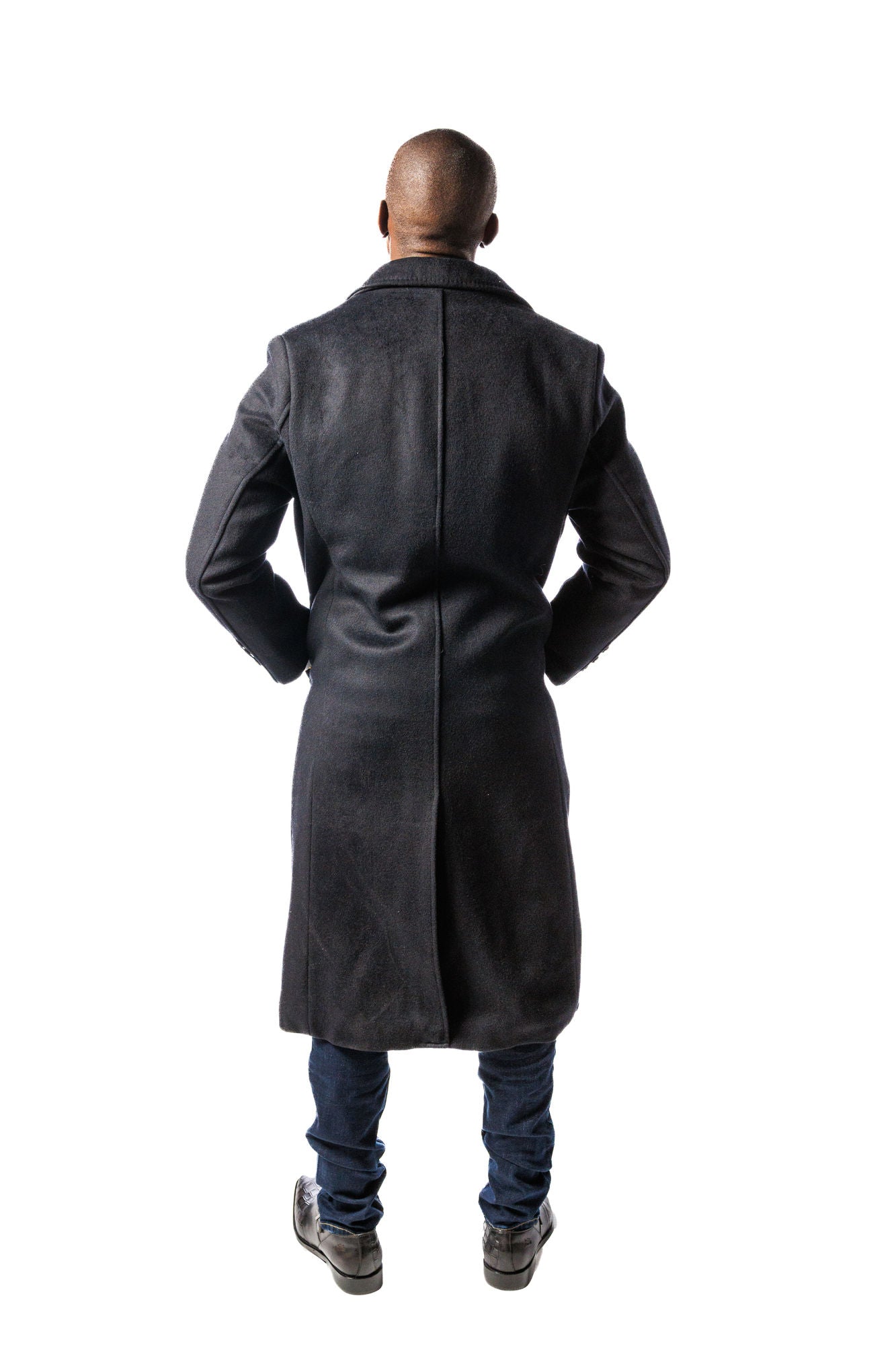 Stefano R. Navy Winter Coat