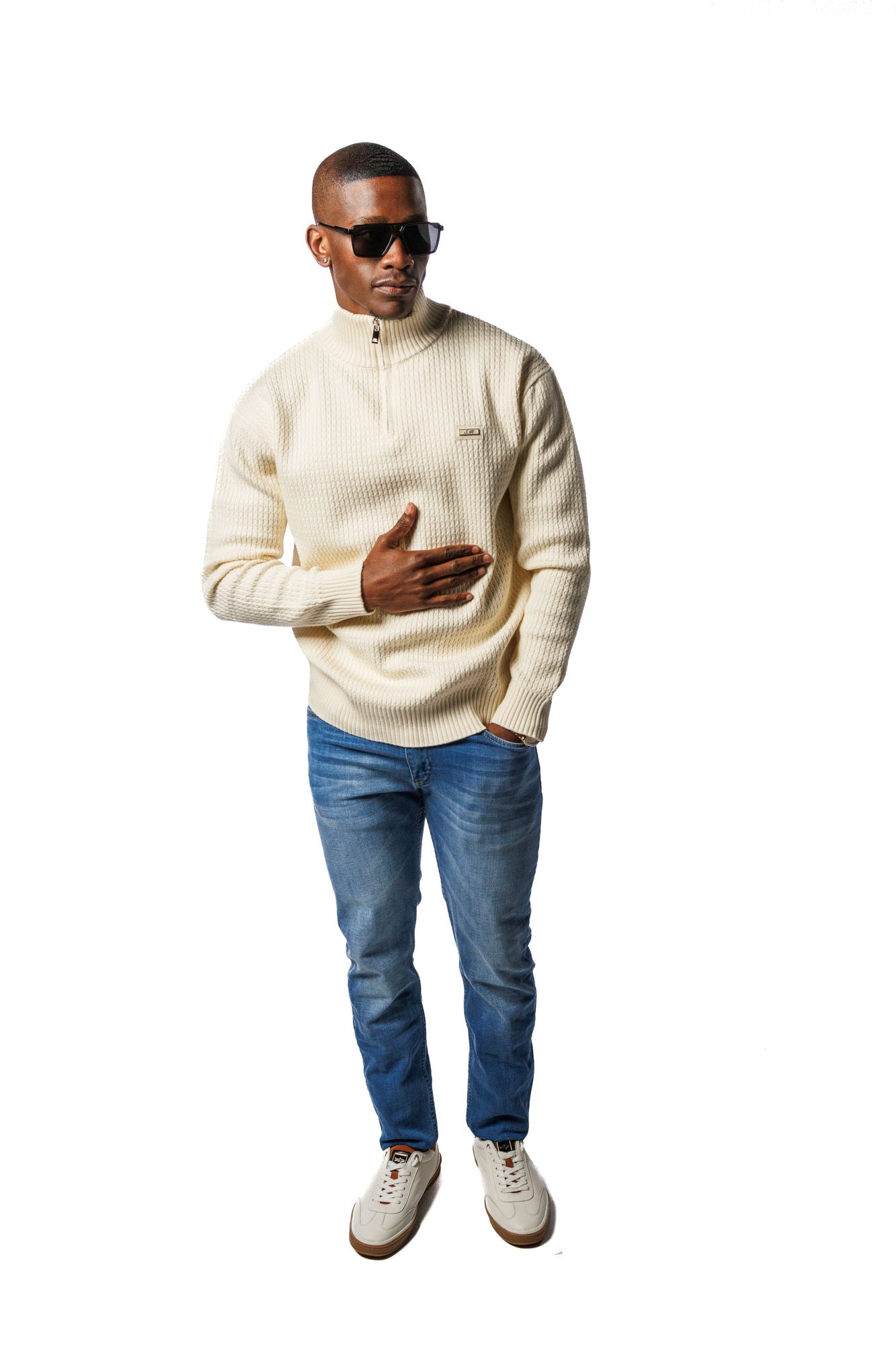 SR Quarter-Zip Jersey Apricot