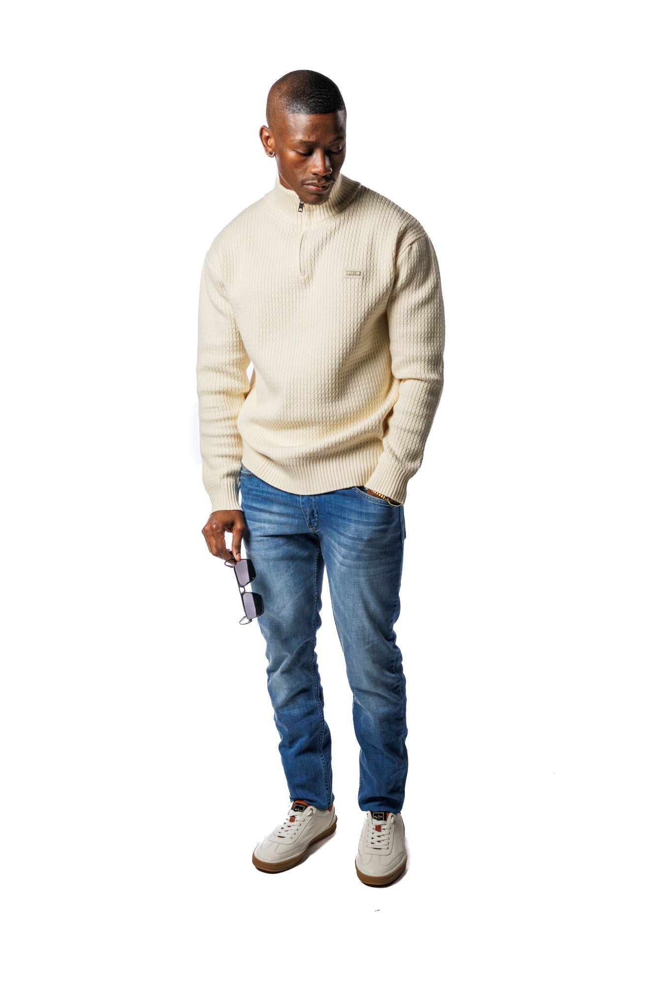 SR Quarter-Zip Jersey Apricot