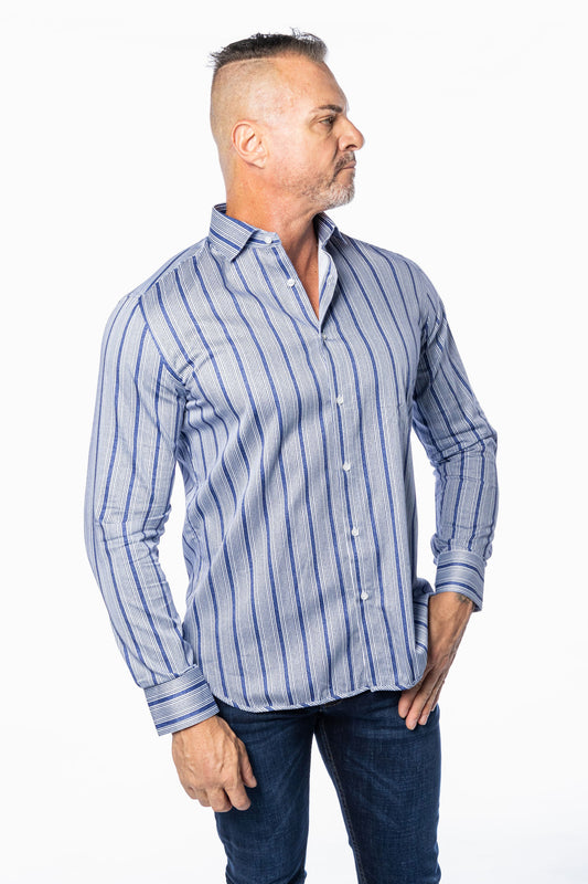 Blue Striped Shirt
